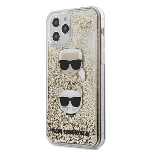 Hurtownia Karl Lagerfeld - 3700740483268 - KLD333GLD - Etui Karl Lagerfeld KLHCP12MKCGLGO Apple iPhone 12/12 Pro złoty/gold hardcase Liquid Glitter Karl&Choupette - B2B homescreen