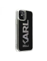 Etui Karl Lagerfeld KLHCP12MKLMLBK Apple iPhone 12/12 Pro czarny/black hardcase Karl Logo Glitter