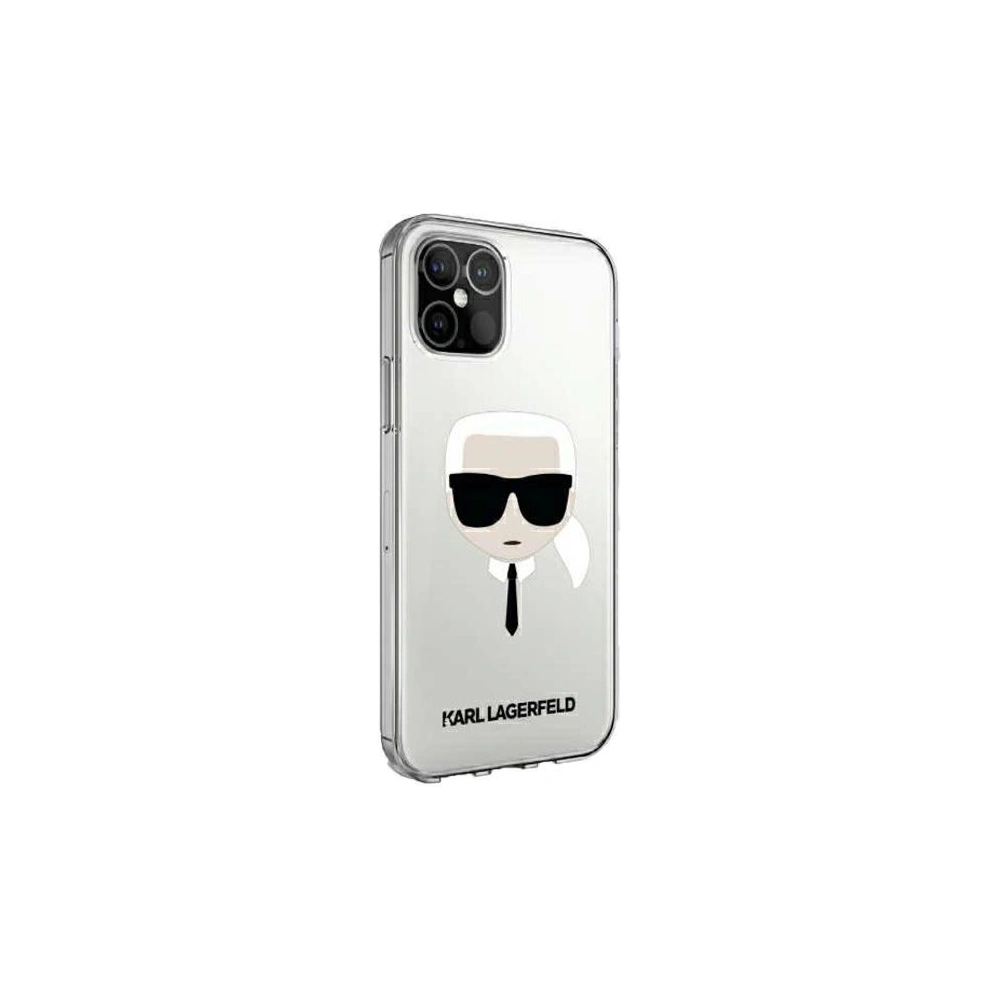 Wholesale Karl Lagerfeld KLHCP12MKTR Apple iPhone 12/12 Pro hardcase Transparent Karl`s Head - KLD336CL - {ean13} - Hurt