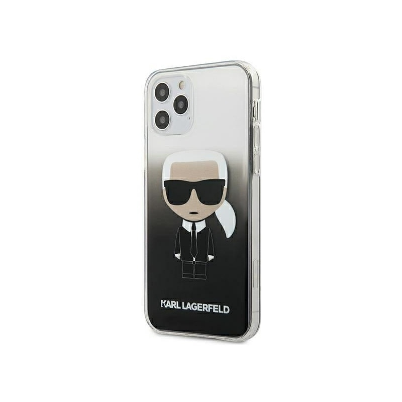 Hurtownia Karl Lagerfeld - 3700740483145 - KLD341BLK - Etui Karl Lagerfeld KLHCP12MTRDFKBK Apple iPhone 12/12 Pro czarny/black hardcase Gradient Ikonik Karl - B2B homescreen