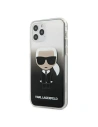 Etui Karl Lagerfeld KLHCP12MTRDFKBK Apple iPhone 12/12 Pro czarny/black hardcase Gradient Ikonik Karl