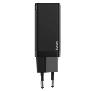 Ładowarka sieciowa Baseus GaN2 C+C, 45W, EU (czarna)