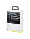 Hurtownia GSM - Baseus Deluxe Metalowy organizer samochodowy z uchwytem na kubek, 2x ładowanie USB (czarny) - BSU1771BLK - {ean13} - Hurt