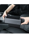 Wholesale Baseus Deluxe Metal car organizer with cup holder, 2x USB charge (black) - BSU1771BLK - {ean13} - Hurt