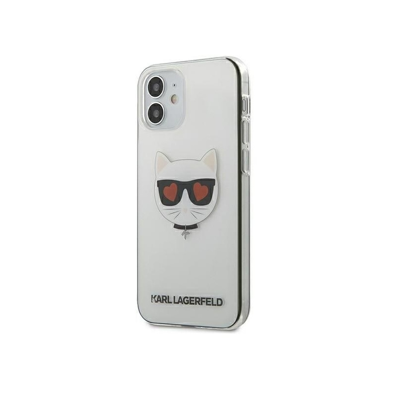 Karl Lagerfeld Distributor - 3700740483015 - KLD345CL - Karl Lagerfeld KLHCP12SCLTR Apple iPhone 12 mini hardcase Transparent Choupette - B2B homescreen