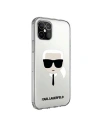 Etui Karl Lagerfeld KLHCP12SKTR Apple iPhone 12 mini Hardcase Transparent Karls Kopf