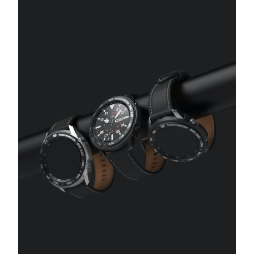Etui Ringke Air Sports + nakładka Ringke Bezel Styling Samsung Galaxy Watch 3 45mm Black GW3-45-10