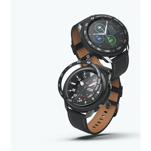Etui Ringke Air Sports + nakładka Ringke Bezel Styling Samsung Galaxy Watch 3 45mm Black GW3-45-10