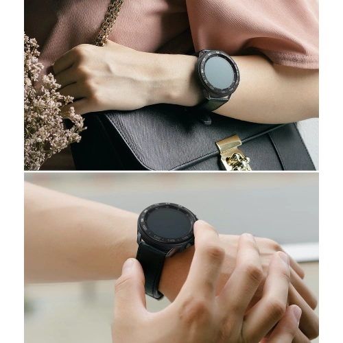 Etui Ringke Air Sports + nakładka Ringke Bezel Styling Samsung Galaxy Watch 3 45mm Black GW3-45-10