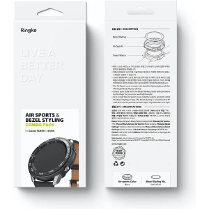 Hurtownia GSM - Etui Ringke Air Sports + nakładka Ringke Bezel Styling Samsung Galaxy Watch 3 45mm Schwarz GW3-45-10 - RGK1293BLK - {ean13} - Hurt