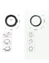 Wholesale Ringke Air Sports + Ringke Bezel Styling Samsung Galaxy Watch 3 41mm Black GW3-41-10 - RGK1292BLK - {ean13} - Hurt