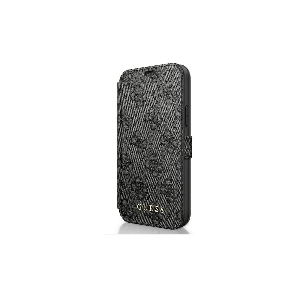 Hurtownia GSM - Etui Guess GUFLBKSP12L4GG Apple iPhone 12 Pro Max szary/grey book 4G Charms Collection - GUE588GRY - {ean13} - Hurt