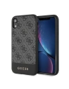 Hurtownia GSM - Etui Guess GUHCI61G4GLGR Apple iPhone XR szary/grey hardcase 4G Stripe Collection - GUE593GRY - {ean13} - Hurt