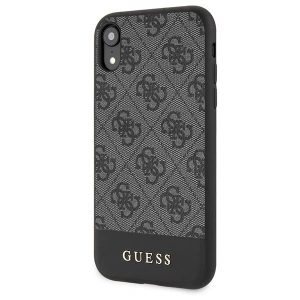 Hurtownia GSM - Etui Guess GUHCI61G4GLGR Apple iPhone XR szary/grey hardcase 4G Stripe Collection - GUE593GRY - {ean13} - Hurt