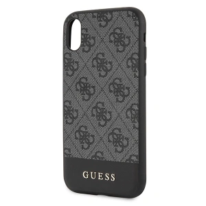 Hurtownia GSM - Etui Guess GUHCI61G4GLGR Apple iPhone XR szary/grey hardcase 4G Stripe Collection - GUE593GRY - {ean13} - Hurt