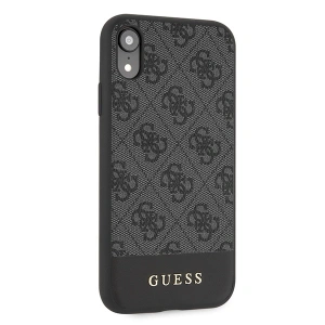 Wholesale Guess GUHCI61G4GLGR Apple iPhone XR grey hardcase 4G Stripe Collection - GUE593GRY - {ean13} - Hurt