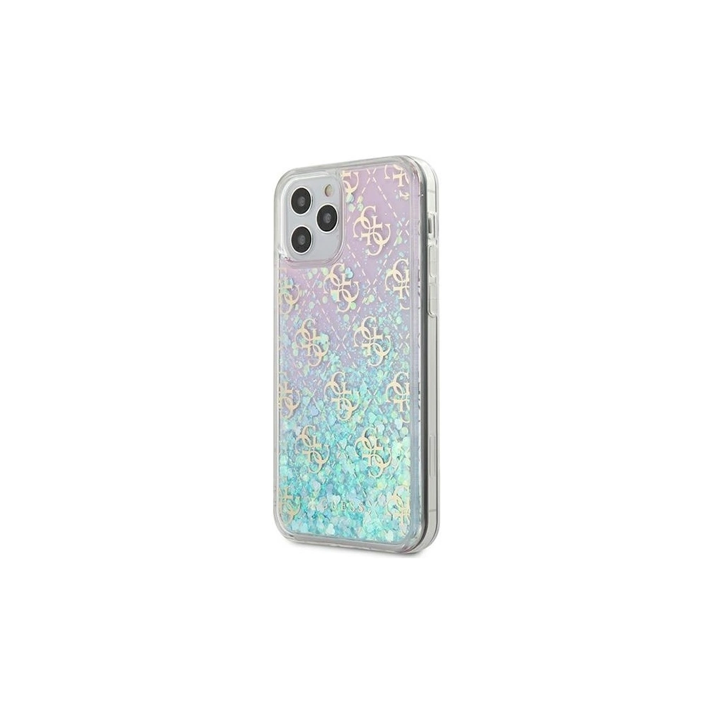 Hurtownia GSM - Etui Guess GUHCP12LLG4GGBLPI Apple iPhone 12 Pro Max roz/pink hardcase Gradient Liquid Glitter 4G - GUE596PNK - {ean13} - Hurt