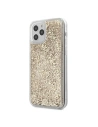 Guess GUHCP12LLG4GSLG Apple iPhone 12 Pro Max gold hardcase 4G Liquid Glitter