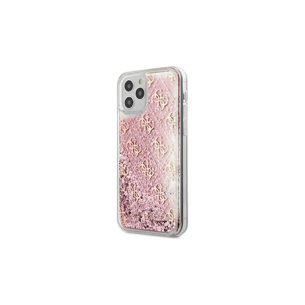 Hurtownia GSM - Etui Guess GUHCP12LLG4GSPG Apple iPhone 12 Pro Max roz/pink hardcase 4G Liquid Glitter - GUE599PNK - {ean13} - Hurt
