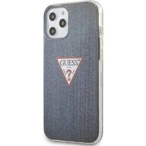 Hurtownia GSM - Etui Guess GUHCP12LPCUJULDB Apple iPhone 12 Pro Max dunkelblau/hardcase Jeans Collection - GUE605BLU - {ean13} - Hurt