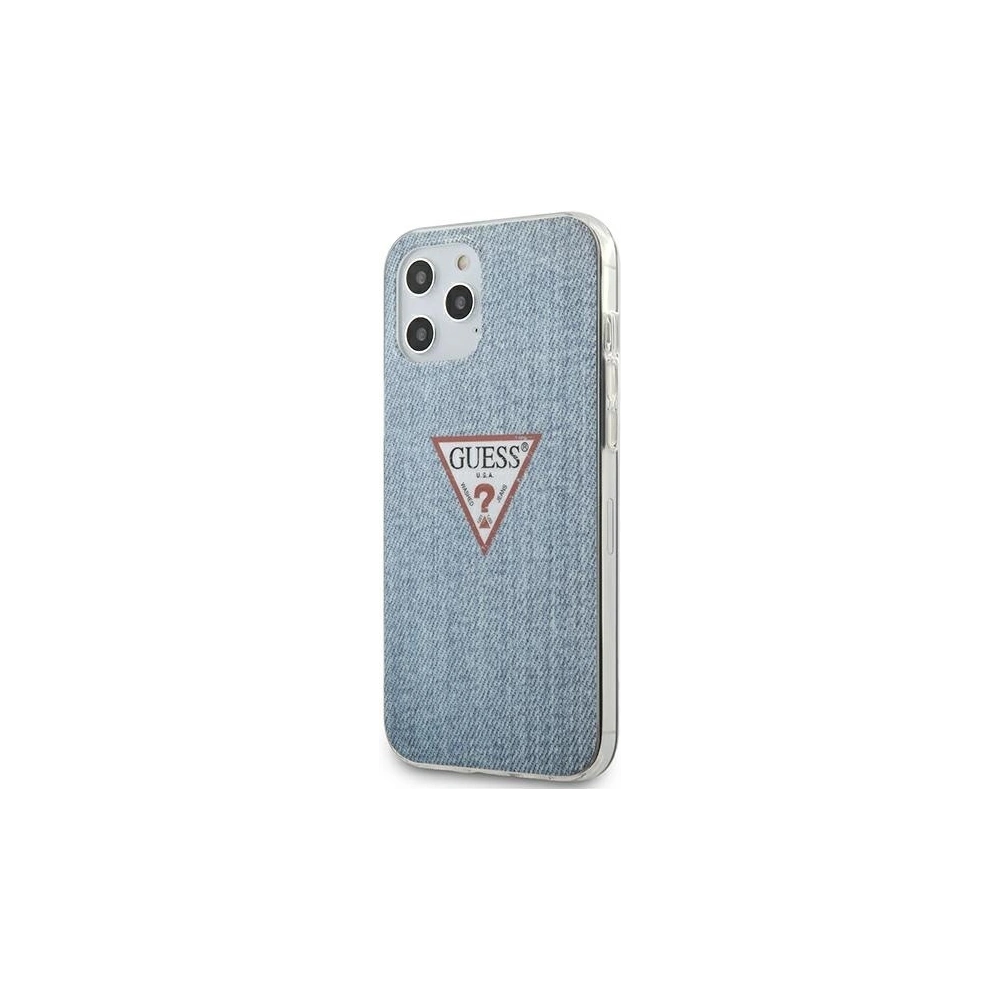 Hurtownia GSM - Etui Guess GUHCP12LPCUJULLB Apple iPhone 12 Pro Max niebieski/light blue hardcase Jeans Collection - GUE606BLU - {ean13} - Hurt