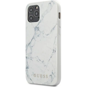 Hurtownia GSM - Etui Guess GUHCP12LPCUMAWH Apple iPhone 12 Pro Max biały/white hardcase Marble - GUE608WHT - {ean13} - Hurt