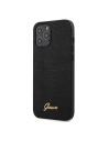 Etui Guess GUHCP12LPCUMLLIBK Apple iPhone 12 Pro Max czarny/black hardcase Lizard Collection