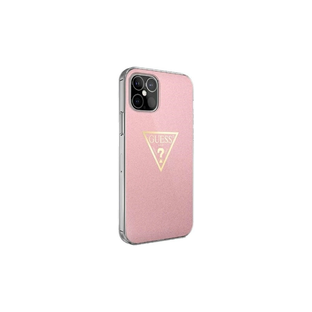 Hurtownia GSM - Etui Guess GUHCP12LPCUMPTPI Apple iPhone 12 Pro Max rosa/pink Hardcase Metallic Collection - GUE611PNK - {ean13} - Hurt