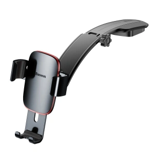 Suport auto gravitațional Baseus Metal Age pentru bord (gri închis)
