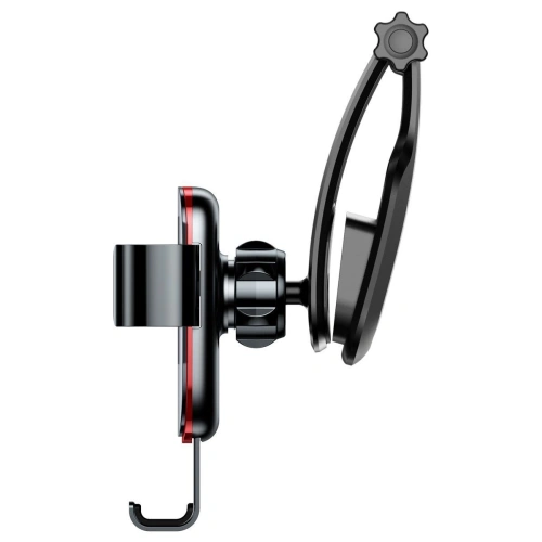 Samochodowy uchwyt grawitacyjny Baseus Metal Age na kokpit (ciemny szary)