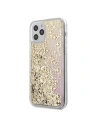 Etui Guess GUHCP12MLG4GGPIGO Apple iPhone 12/12 Pro złoty/gold hardcase Gradient Liquid Glitter 4G