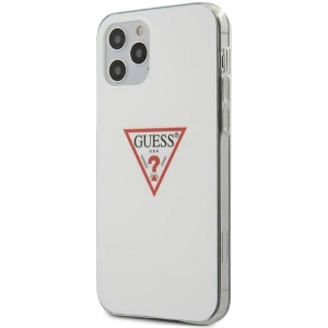 Guess GUHCP12MPCUCTLWH Apple iPhone 12/12 Pro white hardcase Triangle Collection