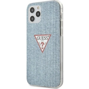 Hurtownia GSM - Etui Guess GUHCP12MPCUJULLB Apple iPhone 12/12 Pro niebieski/light blue hardcase Jeans Collection - GUE623BLU - {ean13} - Hurt