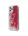 Hurtownia GSM - Etui Guess GUHCP12SGLHFLRA Apple iPhone 12 mini malinowy/raspberry hardcase Glitter Charms - GUE633RAS - {ean13} - Hurt
