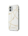 Etui Guess GUHCP12SPCUCHWH Apple iPhone 12 mini biały/white hardcase Gold Chain Collection