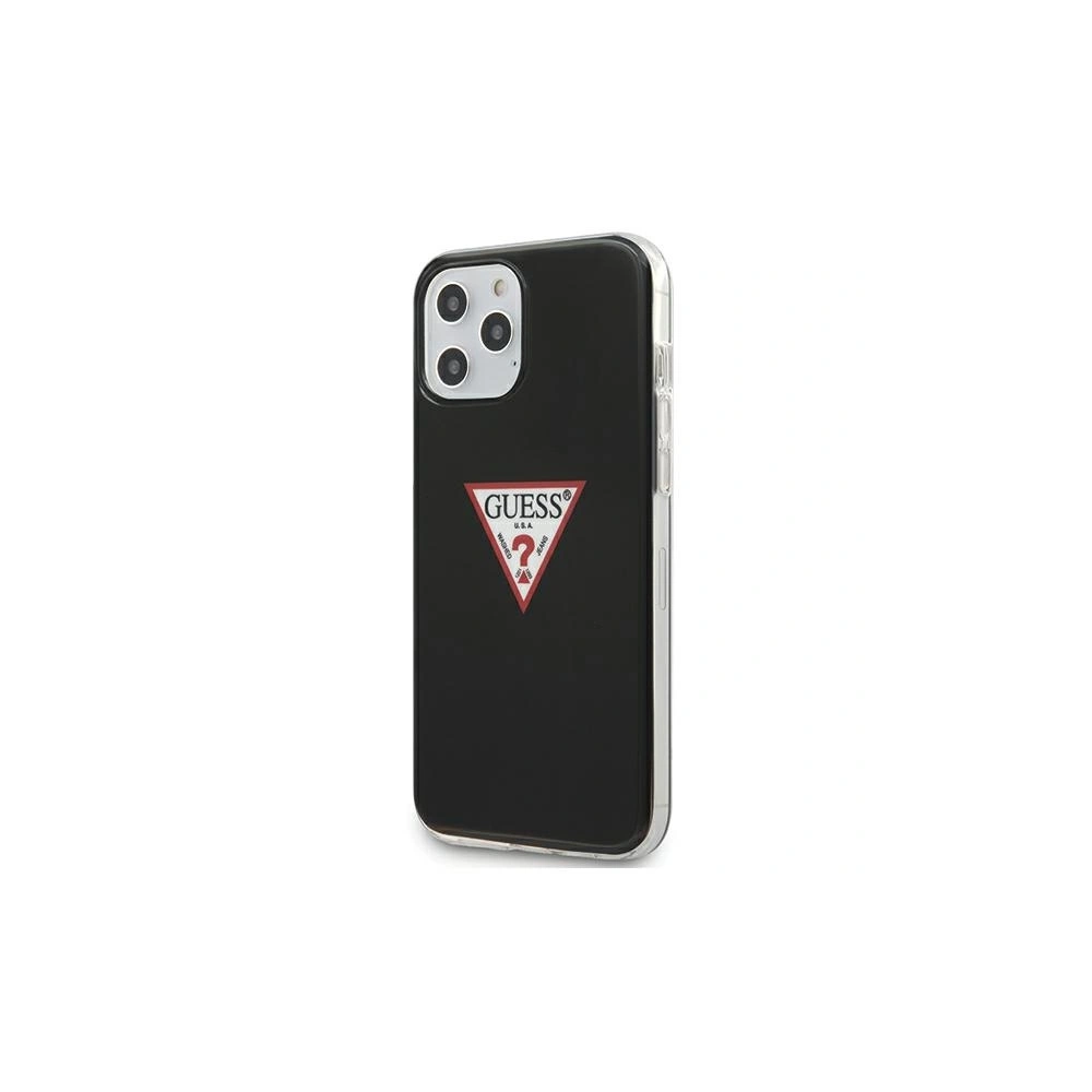 Wholesale Guess GUHCP12SPCUCTLBK Apple iPhone 12 mini black hardcase Triangle Collection - GUE641BLK - {ean13} - Hurt