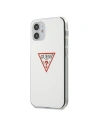 Etui Guess GUHCP12SPCUCTLWH Apple iPhone 12 mini biały/white hardcase Triangle Collection