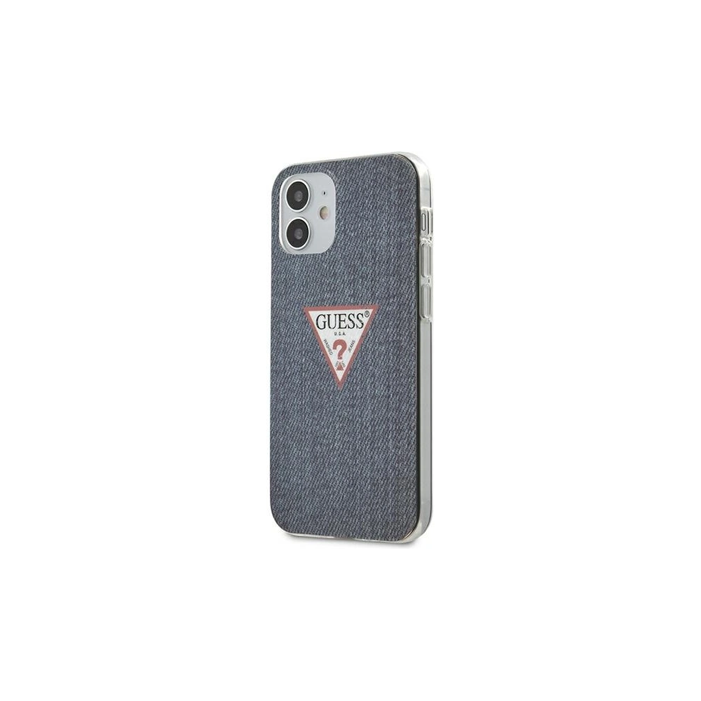 Hurtownia GSM - Etui Guess GUHCP12SPCUJULDB Apple iPhone 12 mini granatowy/dark blue hardcase Jeans Collection - GUE643BLU - {ean13} - Hurt