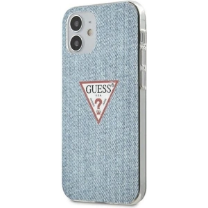 Hurtownia GSM - Etui Guess GUHCP12SPCUJULLB Apple iPhone 12 mini niebieski/light blue hardcase Jeans Collection - GUE644BLU - {ean13} - Hurt