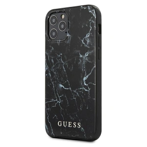 Hurtownia GSM - Etui Guess GUHCP12SPCUMABK Apple iPhone 12 mini czarny/black hardcase Marble - GUE645BLK - {ean13} - Hurt