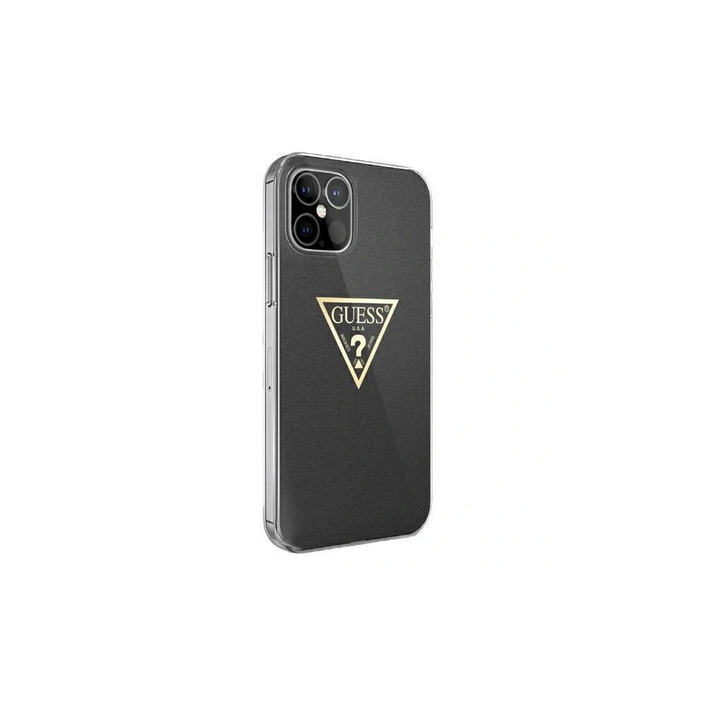 Hurtownia GSM - Etui Guess GUHCP12SPCUMPTBK Apple iPhone 12 mini czarny/black hardcase Metallic Collection - GUE648BLK - {ean13} - Hurt