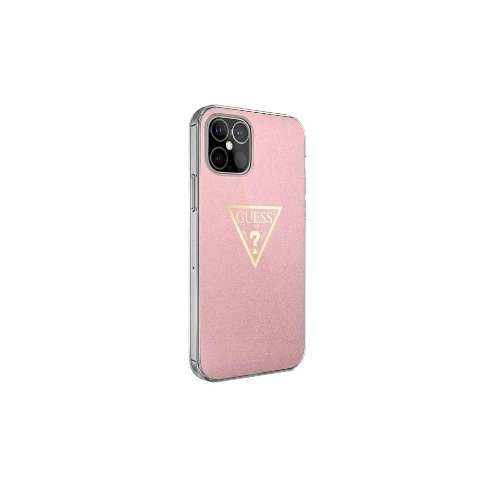 Hurtownia GSM - Etui Guess GUHCP12SPCUMPTPI Apple iPhone 12 mini różowy/pink hardcase Metallic Collection - GUE649PNK - {ean13} - Hurt