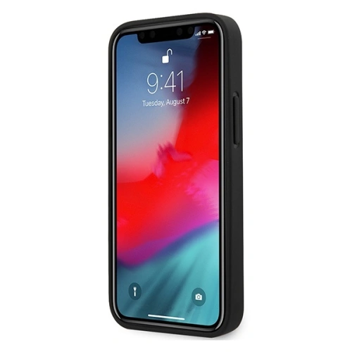 Etui Guess GUHCP12SVSATMLLG Apple iPhone 12 mini złoty/light gold hardcase Saffiano