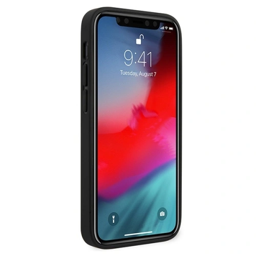 Etui Guess GUHCP12SVSATMLLG Apple iPhone 12 mini złoty/light gold hardcase Saffiano