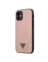Etui Guess GUHCP12SVSATMLPI Apple iPhone 12 mini różowy/pink hardcase Saffiano