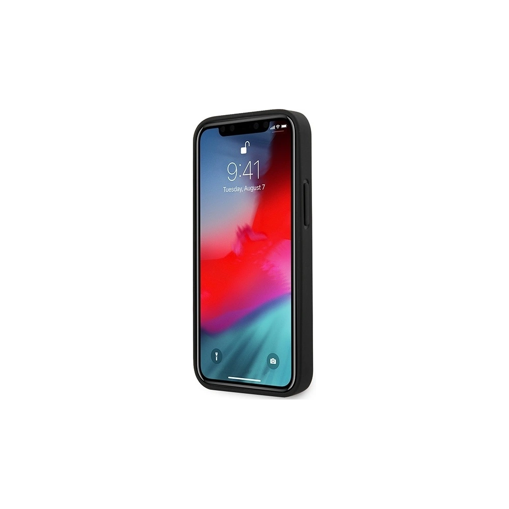Hurtownia GSM - Etui Guess GUHCP12SVSATMLRE Apple iPhone 12 mini czerwony/red hardcase Saffiano - GUE653RED - {ean13} - Hurt