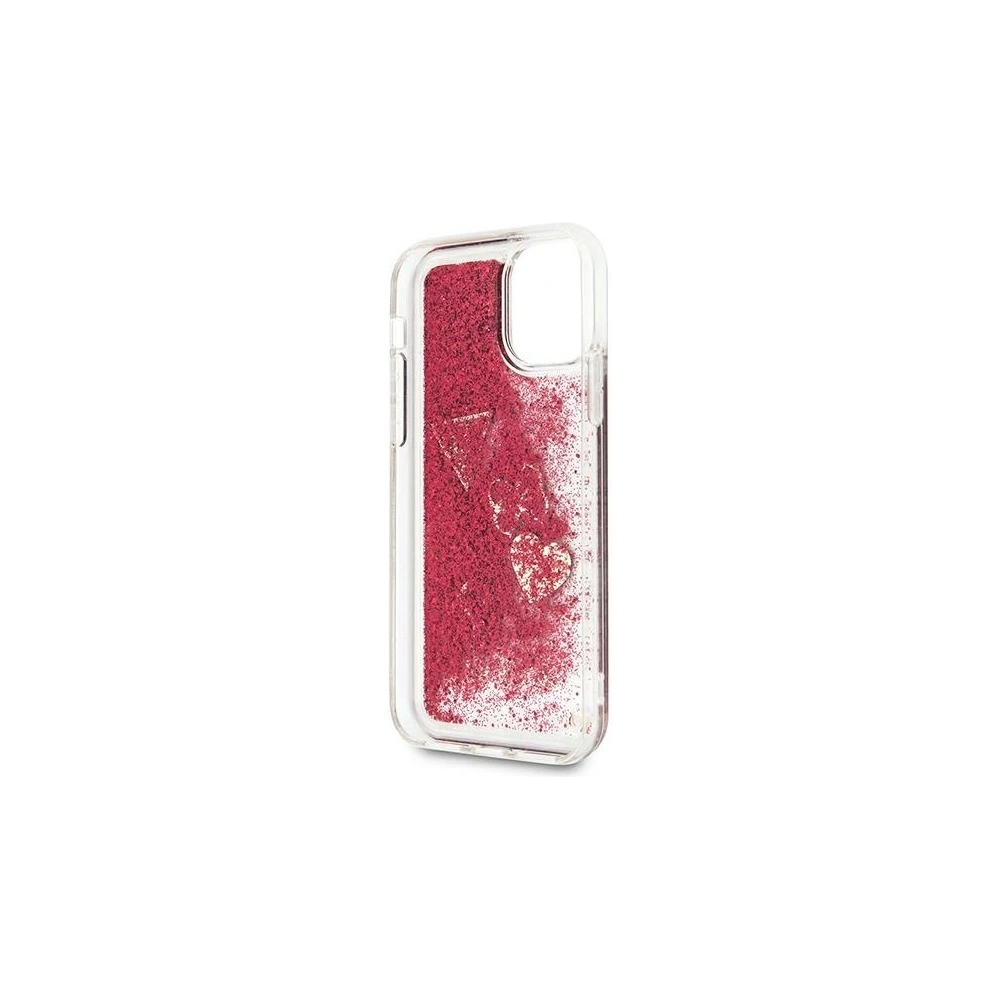 Wholesale Guess GUOHCN61GLHFLRA Apple iPhone 11 raspberry hardcase Glitter Charms - GUE658RAS - {ean13} - Hurt