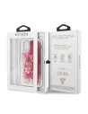 Wholesale Guess GUOHCN61GLHFLRA Apple iPhone 11 raspberry hardcase Glitter Charms - GUE658RAS - {ean13} - Hurt