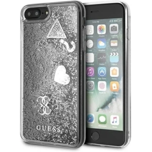 Hurtownia GSM - Etui Guess GUOHCI8LGLHFLSI Apple iPhone 8/7 Plus silber/silver hardcase Glitter Charms - GUE657SLV - {ean13} - Hurt