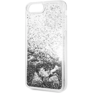 Hurtownia GSM - Etui Guess GUOHCI8LGLHFLSI Apple iPhone 8/7 Plus srebrny/silver hardcase Glitter Charms - GUE657SLV - {ean13} - Hurt